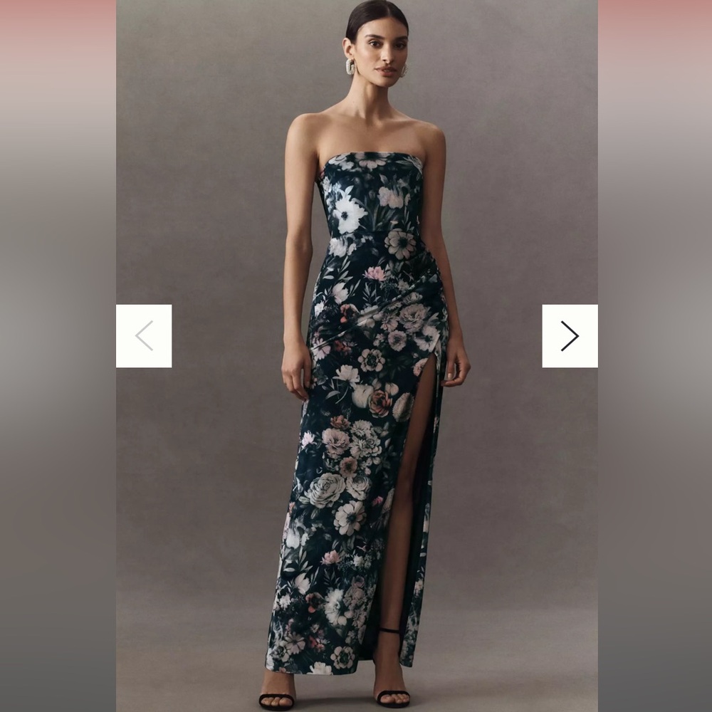 BHLDN Luella strapless maxi dress